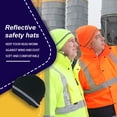 thumbnail image 2 of Bonnets Skull pour Hommes Doublure Réfléchissante Couleur Unie Tuque d'Hiver Chaude Multifonction Coupe-Vent Protection contre le Froid Cyclisme Décontracté Noir, 2 of 6