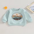 thumbnail image 2 of Toddler Boy‘s Long Sleeve Western Sweatshirt with Cattle Print for Fall, 2 of 9