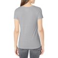 thumbnail image 2 of Hanes Womens Short Sleeve V-Neck Tee, XL, Metallic Foliage Toss/Light Steel, 2 of 2
