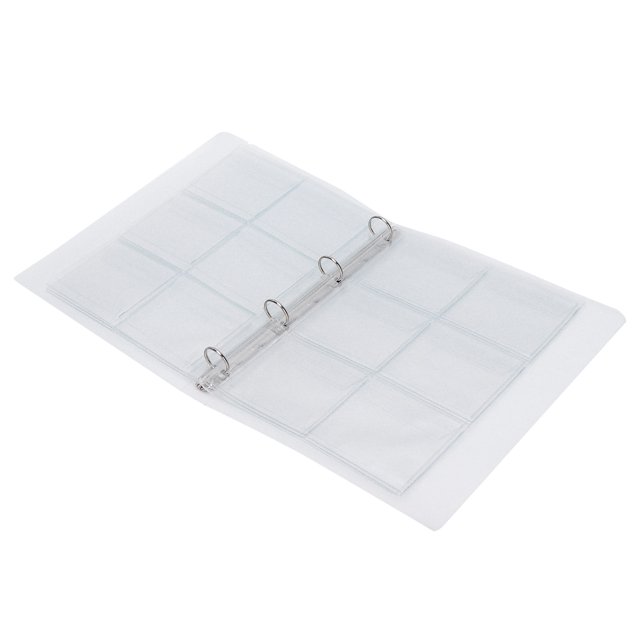Badge Storage Book, Storage Folder Transparent Binder Collection Coin Sorting Badge Collection For Coins For Badges For Photos Shell + 6 Hole Inner Page,Shell + 9 Hole Inner