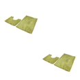 thumbnail image 4 of kurtrusly 1/2/3 Polyester Chenille Rug Carpet With Soft Texture Good Stepping Feeling And Strong Grip Prompt Green 50*80+50*50 2PCS, 4 of 6