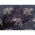 thumbnail image 4 of oneOone Tissu Popeline de Coton Imprimé Éléphant BTY 42 Pouces de Large, 4 of 4