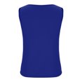 thumbnail image 4 of Timegard Camisoles pour Femmes Col en V Froncé devant Croisé Confortable Chic Décontracté Sans Manches Chemises Haut Blouse, 4 of 5