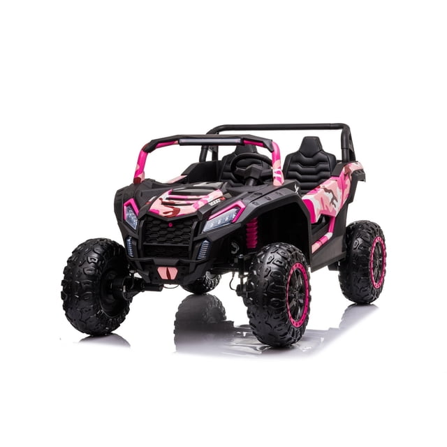 XXL Dune Buggy 24V 2 Seater Kids Ride On Car 4x4 With Remote Control Adjustable Seat Rubber Tires