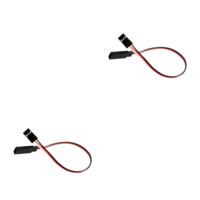 Wweixi Universal Model Extension Cord Wire Connectors - Premium ABS Servo Extension Cable Extension 200MM 2Set