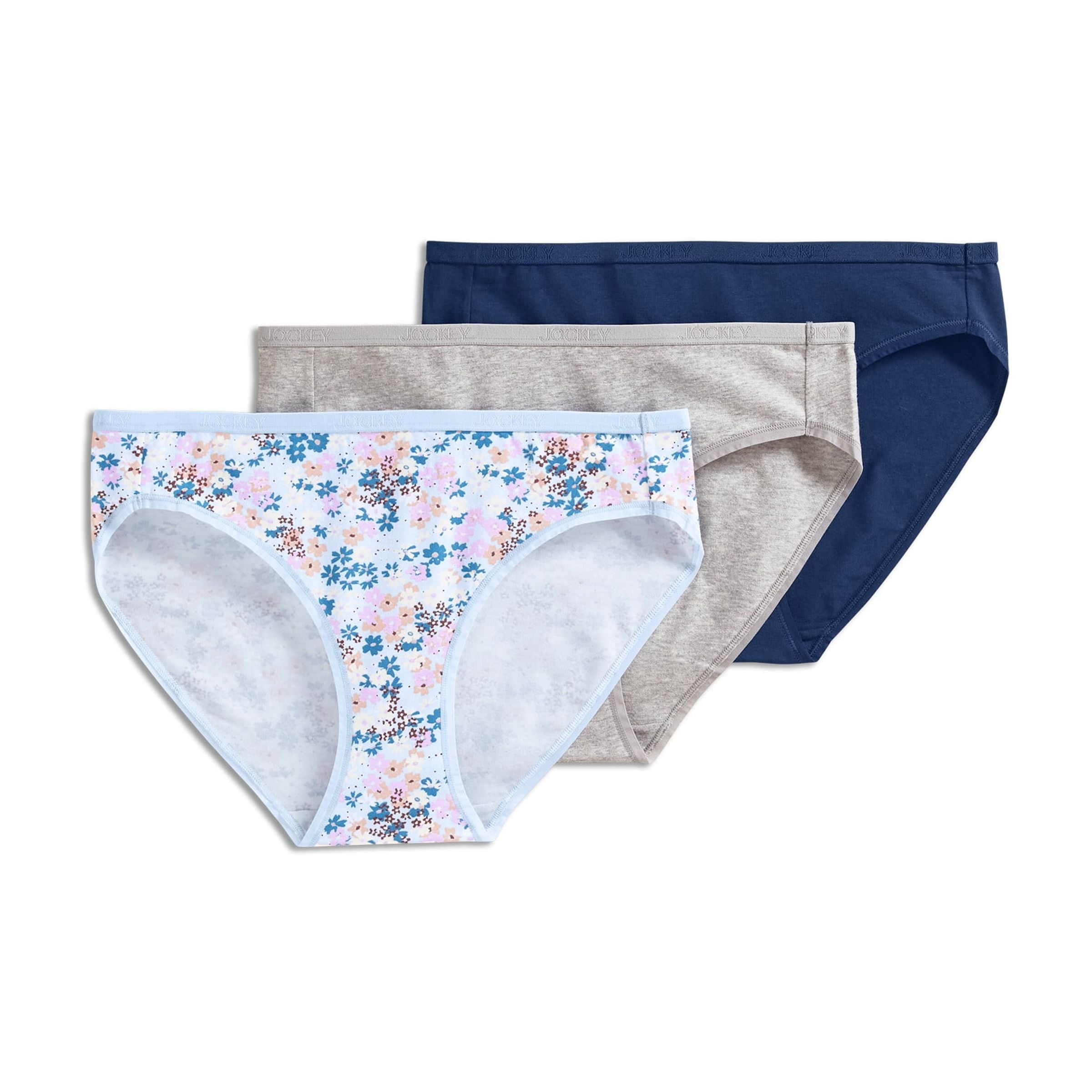 Jockey Bikini Logo Extensible en Coton Biologique pour Femmes - Lot de 3