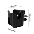 thumbnail image 3 of Universal Cup Holder with Phone Holder for Stroller, Scooter, Bike - Adjustable Clamp, No Tools Needed, 3 of 3