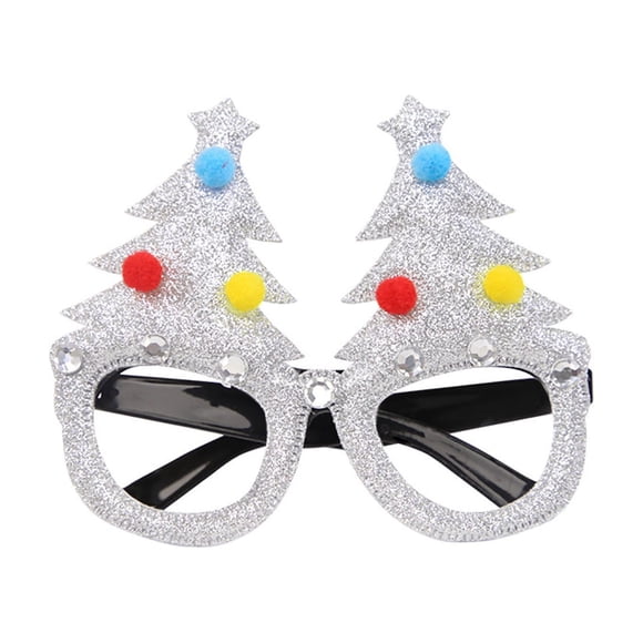 mtvxesu Cadre Photo Festif Père Noël Étincelant Accessoires de Fête de Noël pour Célébrations de Vacances, 1 Pce