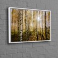 thumbnail image 1 of Personalized Birch Forest Artwork as Landscape Poster and 3D Canvas for Holiday Decor or Baby Gift, 1 of 1