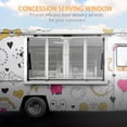 thumbnail image 3 of BeesClover Serving Window With 4 Horizontal Sliding Screen Windows & Awning Door & Drag Hook, Aluminum Alloy Concession Serving Window for Food Trucks Concession Trailers, 3 of 7