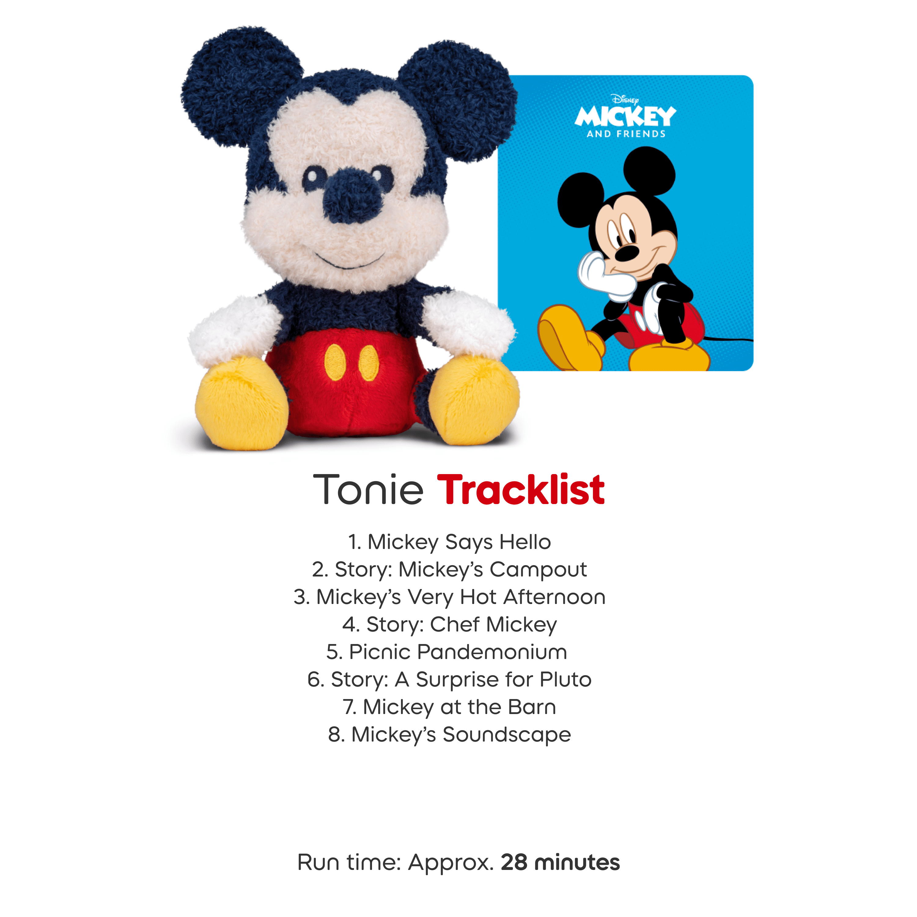 tonies Disney Mickey Mouse Cuddle Tonie (French)