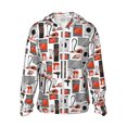 thumbnail image 1 of Vsdgher Chandails à Capuchon pour Adultes à Imprimé de Vie Moderne Maillot Dermoprotecteur pour Hommes Femmes, Chandails de Pêche à Manches Longues avec Protection Solaire pour Course Athlétique Natation-3X-Grand, 1 of 7