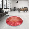 thumbnail image 4 of Ahgly Company Tapis Rectangulaire Lavable en Machine Rouge Transitionnel, 7 Pieds x 10 Pieds, 4 of 7