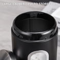 thumbnail image 3 of Canisters Set, 3 Piece Silver Stainless Steel Canister Set with Glass Windows, for Kitchen Canning Cereal,Pasta,Sugar,Beans,Spice Kitchen Storage Canister Container Set, 3 of 7