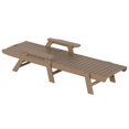 thumbnail image 4 of Bayport Chaise Longue Inclinable en Plastique HDPE pour Extérieur en Weatherwood, 4 of 6