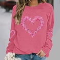 thumbnail image 1 of Taylonsss Chandail à Capuchon Ample Imprimé à Col Rond pour Femmes, Manches Longues, Chandail Décontracté et Tendance pour Usage Quotidien, Saisons d'Hiver et de Printemps, 1 of 5