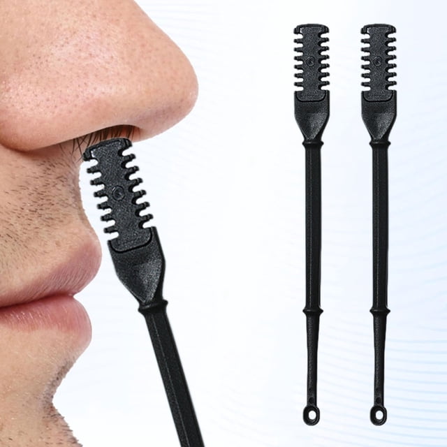 Beauty Tools Nose Hair Clipper Manual Nose Hair Trimmer With 360 Rotating Cleaning Double Brush Head Nose Hair Clipper Available In 5 Colors, Beauty Tools for Women