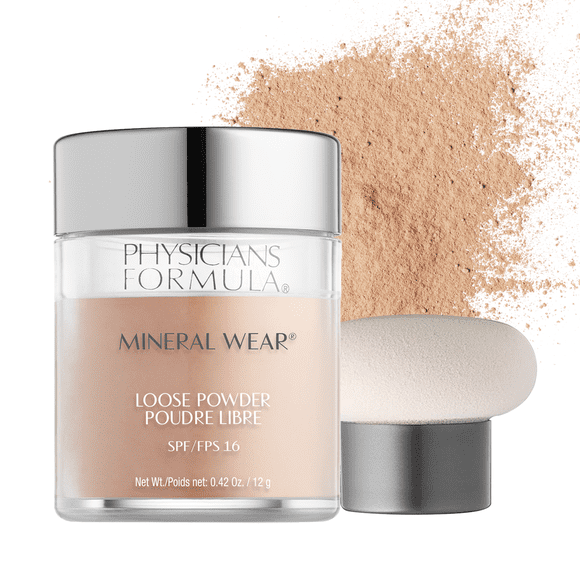 Physicians Formula Mineral Wear Loose Powder, Creamy Natural, 0.49 oz, Foundation Makeup