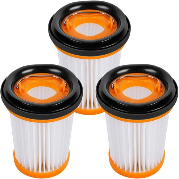 Fabric Vacuum Filter Compatible with Shark WV201 WV200 WV205, WV220 WANDVAC Handheld Vacuum. Compare to Part # XHFWV200, 3-Pack