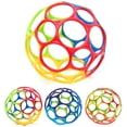 thumbnail image 3 of Baby Toy Oball Grab Ball Classic - Flexible And Easy To Grip Design, For Children Of All Ages, Colorful (Multicolored), 3 of 5