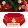 thumbnail image 3 of FAROOT Christmas Tree Skirt Santa Claus Letter Print Decorative Apron, 3 of 6