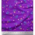 thumbnail image 1 of Soimoi Poly Georgette Fabric Aster Floral Print Sewing Fabric Yard 52 Inch Wide, 1 of 3