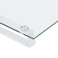 thumbnail image 5 of vidaXL Monitor Stand White 60x20x8 cm Tempered Glass and Metal, 5 of 5