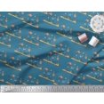 thumbnail image 3 of Soimoi Poly Georgette Fabric Coral & Fish Ocean Decor Fabric Printed Yard 42 Inch Wide, 3 of 3