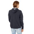 thumbnail image 2 of Bella Canvas 3719 Unisex Poly-Cotton Fleece Pullover Hoodie, M, Heather Navy, 2 of 3