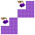 thumbnail image 1 of QualitChoice 100 Square Aluminum Foil Wrappers for Chocolate Sweets Candy Confectionery purple 2Set, 1 of 6
