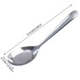 thumbnail image 3 of XIPYYKM 1Pc Soup Spoon Stainless Steel Dinner Spoon Chinese Soup Spoon Mirror Polished Asian Soup Spoon for Bouillon Dessert Cereal Thai Miso Ramen, 3 of 4