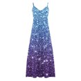 thumbnail image 5 of Ovzne Robes pour Femmes 2025 Robe pour Femme Robes d'Été pour Femmes Imprimé Sans Manches Col Rond Robe Décontractée Robes Robe de Printemps Imprimée Liquidation, 5 of 5