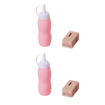 thumbnail image 1 of LNGOOR 2Pcs Bubble Machine Cute and Fun High-Elastic Smoke Bubble Wand Bubble Machine for Toddlers 1-3 Abs Unlimited Smoke Bubble Machine  Wand Bubble Gun Pink&Blue Combination 12, 1 of 4