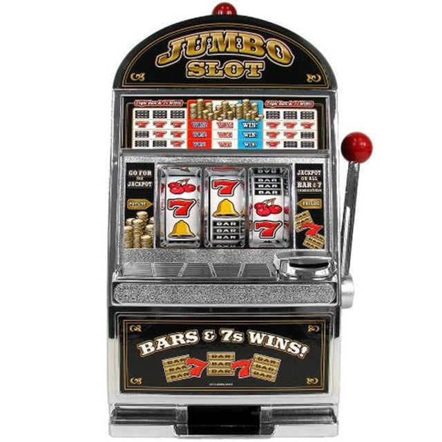 Trademark Poker W340008 Jumbo Slot Machine Bank - Replication