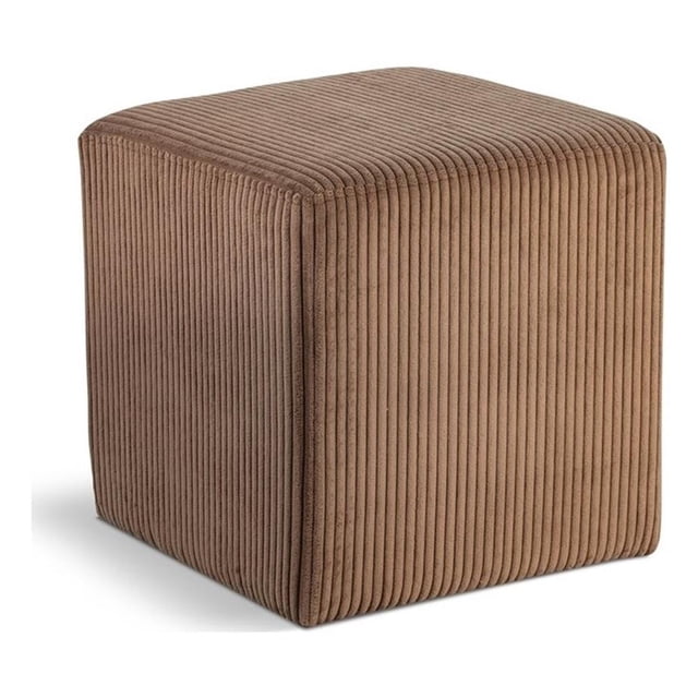 Meridian Furniture Ottomane/tabouret Brun Roy