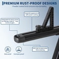 thumbnail image 3 of GloryStar Truck Bed Armrest Handle, Aluminum Shoulder Bracket with Iron Leg Support for Pickup Truck Rack, 3 of 9