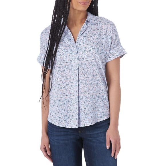 Lee Riders Women's Short Sleeve Popover Shirt