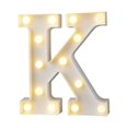 thumbnail image 2 of Romantic 3D 26 Alphabets 0-9 Numbers LED Marquee Sign Wall Hanging Night Light, 2 of 8