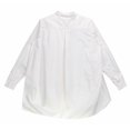thumbnail image 2 of CO Essentials Men's White A-Line Button Down Shirt Dress - XS, 2 of 2