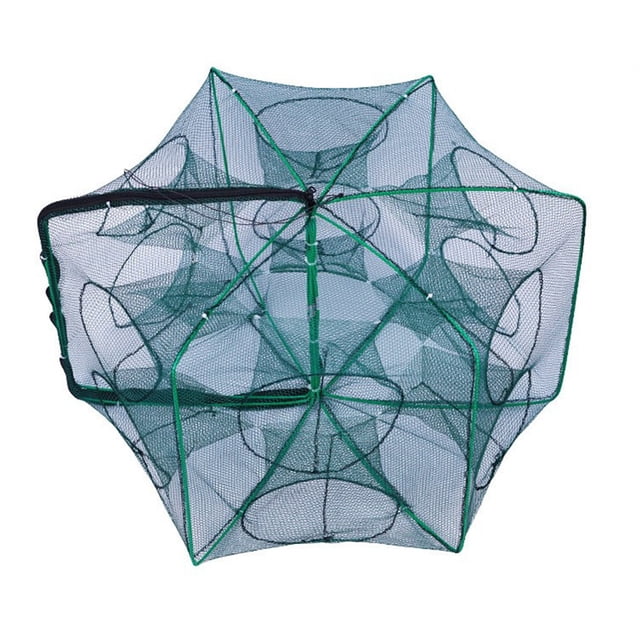 Bgsha Portable Bait Minnow Fish Trap Suitable for Catching Fish Shrimp Crabs