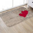 thumbnail image 1 of Runner Rugs with Rubber Backing Non Slip Absorbent Resist Dirt Entrance Rug Soft Area Rug Thickened Flannel Area Rug Nursery Rug Bedroom Living Room Home Kitchen Hallway Laundry Carpet, 1 of 6
