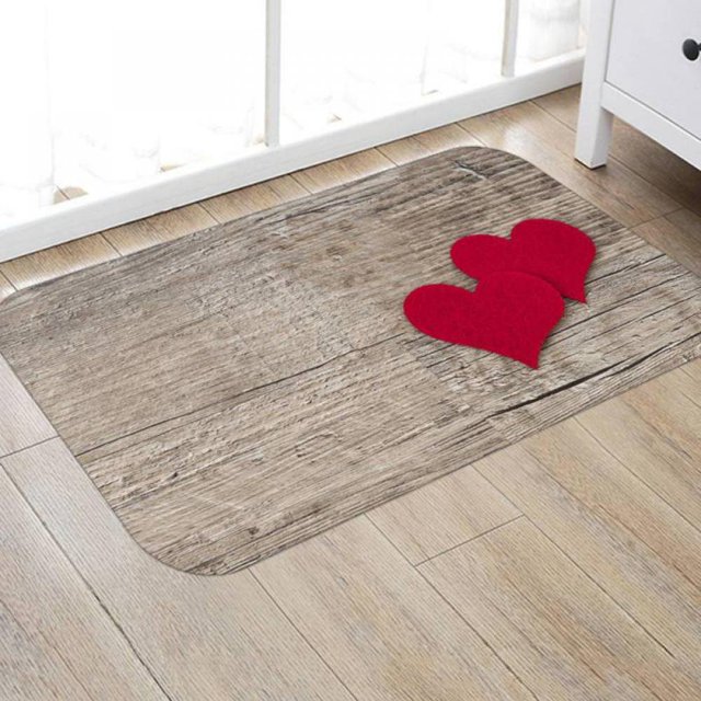 Runner Rugs with Rubber Backing Non Slip Absorbent Resist Dirt Entrance Rug Soft Area Rug Thickened Flannel Area Rug Nursery Rug Bedroom Living Room Home Kitchen Hallway Laundry Carpet