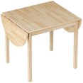 thumbnail image 1 of CoSoTower Solid Wood Kitchen Table, Drop Leaf Tables for Small Spaces, Folding Dining Table, Natural, 1 of 7