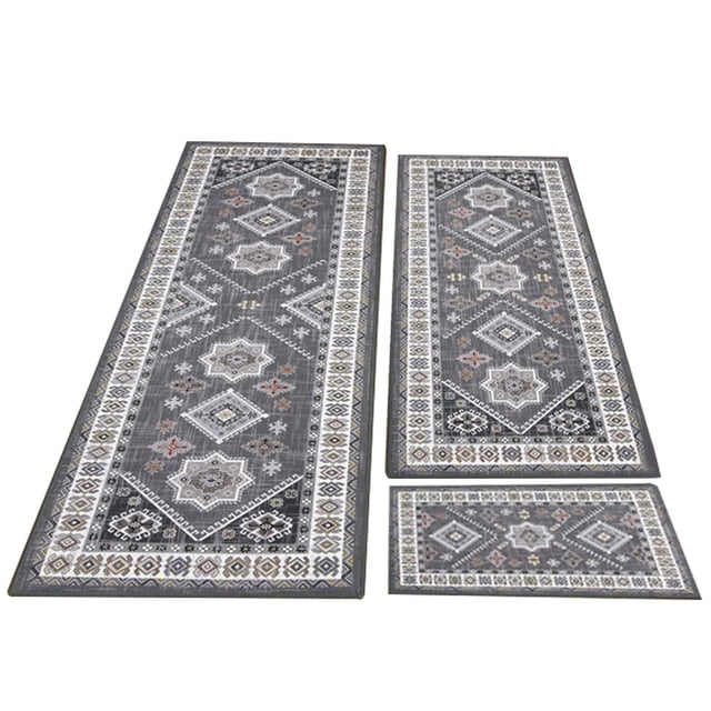Kitchen Rugs Sets 3 Piece With Runner Non Washable Kitchen Mat For Floor Kitchen Rugs And Mats Carpet Runners For Hallways Kitchen Laundry