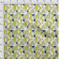 thumbnail image 3 of oneOone Georgette Viscose Fabric Parallelogram & Triangle Geometric Print Sewing Fabric BTY 42 Inch Wide, 3 of 4