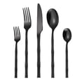 thumbnail image 2 of Cutlery Set, Kit Fork and Spoon, Solid Round Handle, 5-Piece Kitchen Dining Utensils, Ergonomic Design, Durable Construction, Easy Clean, 2 of 6