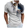 thumbnail image 5 of BOBOGOJP Polo pour Homme à Évacuation de l'Humidité, Polo de Performance à Séchage Rapide à Manches Courtes, Polo Décontracté pour Homme (Orange, TTG), 5 of 5