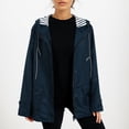 thumbnail image 4 of Kcodviy Womens Rain Jacket with Jackets for Women Impermeable Hood Lightweight Long Sleeve Windbreaker Womens Jacket Windbreaker Zip Up Drawstring Windbreakers for Teen Raincoat with Pockets, 4 of 7