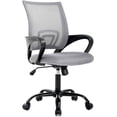 thumbnail image 1 of BestOffice Office Chair Ergonomic Mesh Lumbar Support Modern Executive Adjustable Stool Rolling for Back Pain, Grey, 1 of 8