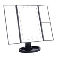 thumbnail image 1 of Ideal Gift for Women: Natural & Flawless Makeup Lighted Makeup Mirror with 22 Upgraded LED Lights, Slim Tri-Fold Design, Touch Control Dimmable Brightness, Magnifying Trifold Vanity Mirror, 1 of 5
